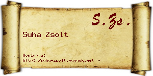 Suha Zsolt névjegykártya